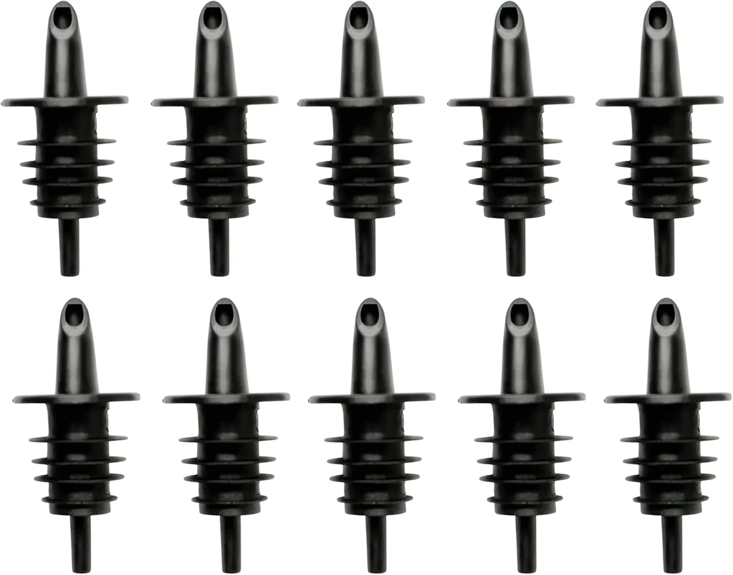 Powerful Hawaiian Shaved Ice Syrup Precise Control Bottle Pourers – Professional Pour Spouts for Snow Cone Drink Flavors 10-Pack Verified