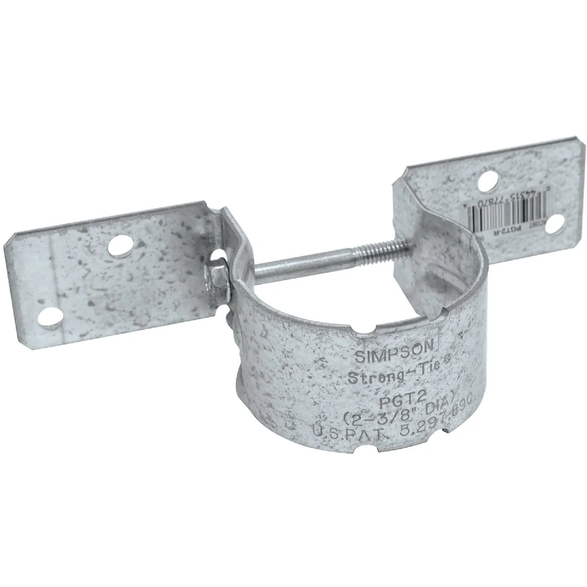 Soft Simpson Strong-Tie 2-3 8 In. O.D. 12 Ga. Standard Application Pipe Rail Tie Official