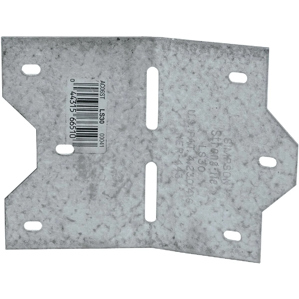 Versatile Simpson Strong-Tie Galvanized Steel 3-3 8 In. 18 ga Adjustable Framing L-Angle First-Class