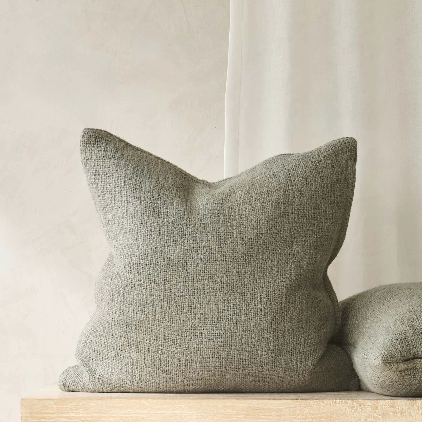 Classic Cyprian Cushion Sage Innovative