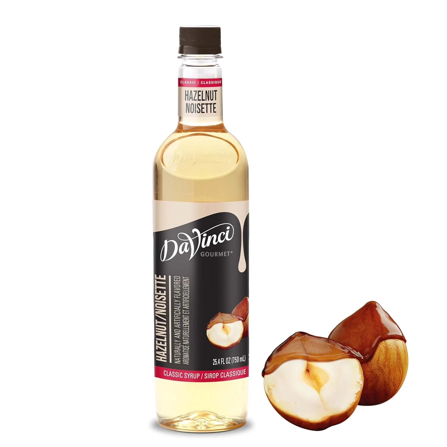 Reusable DaVinci Gourmet Classic Hazelnut Syrup 25.4 Fluid Ounces