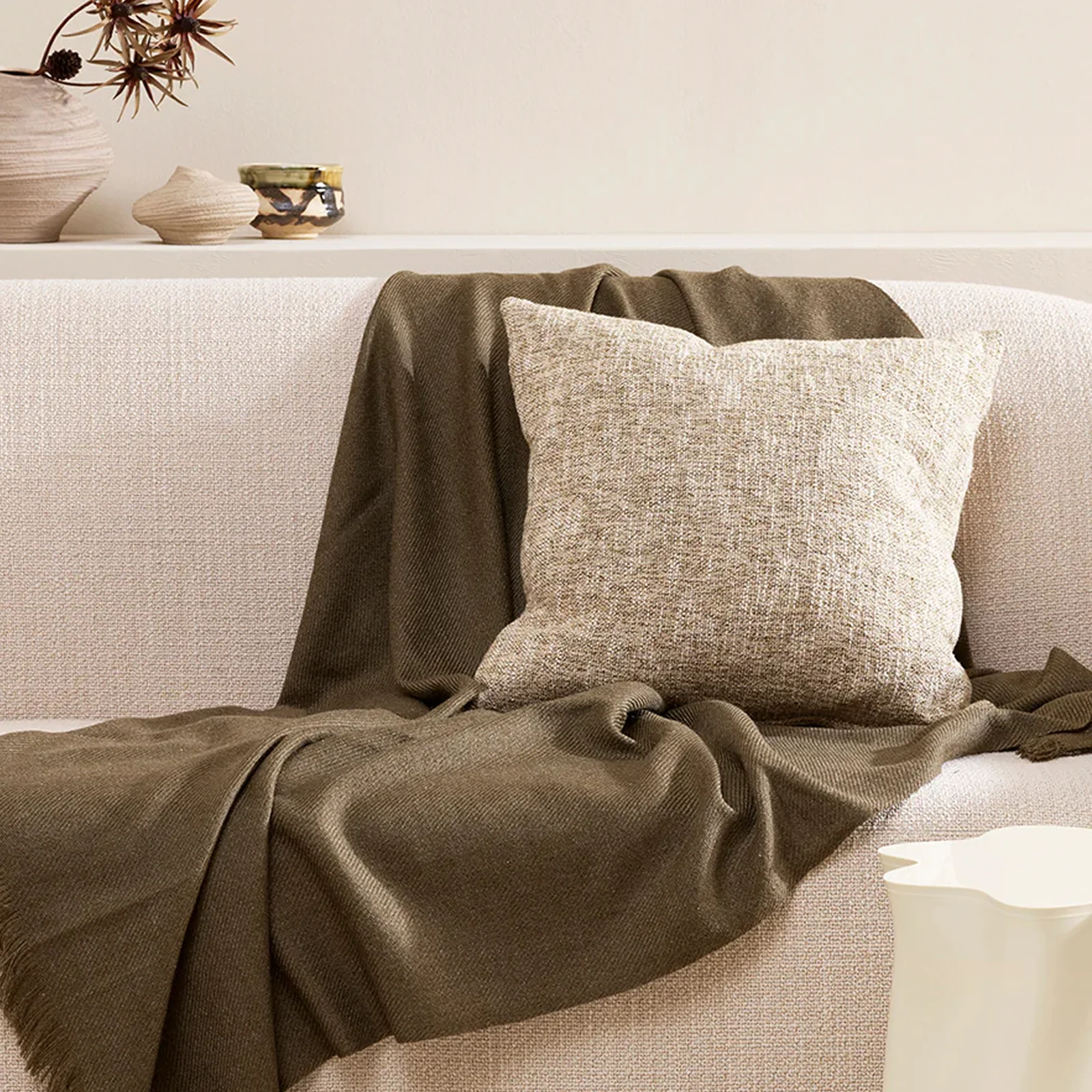 Top-Quality Cumbria Cushion Oat 50 x 50cm Expertly Made