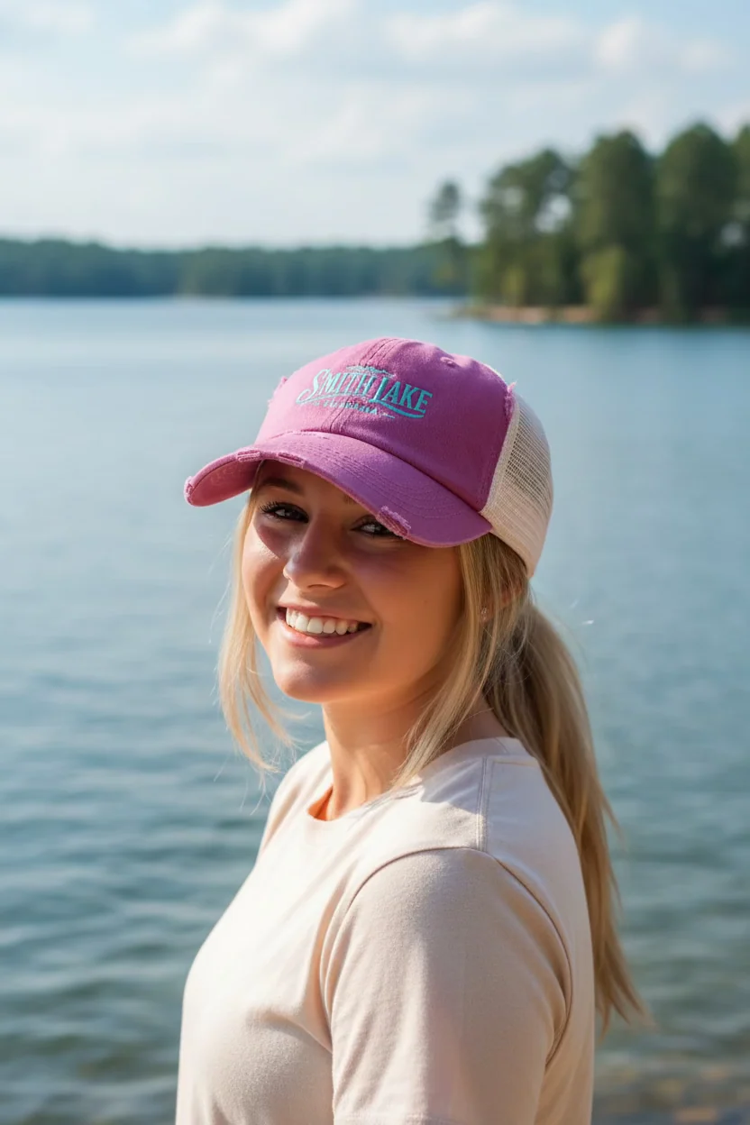 Authentic Smith Lake Ponytail Mesh Back Cap Proven