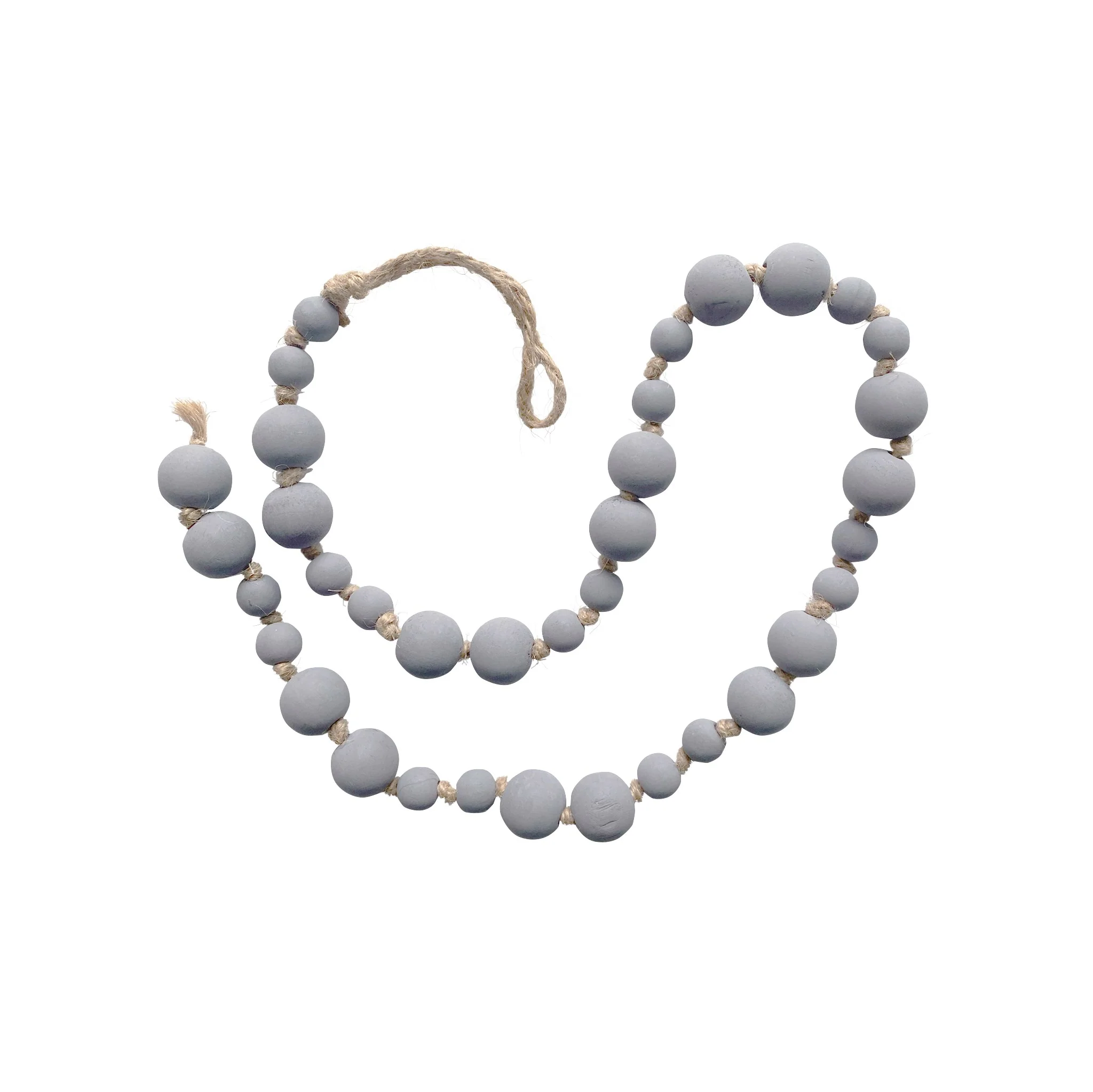 Trendy Wooden Prayer Beads – Grey Sustainable