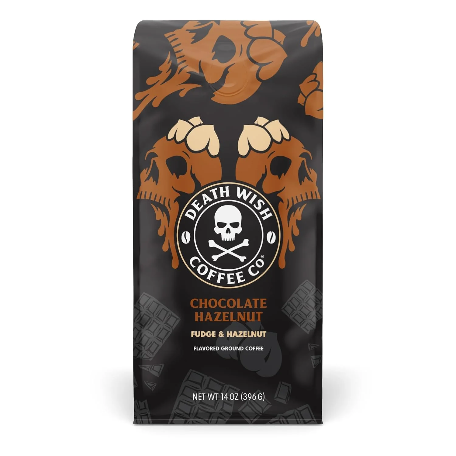 Carefully Designed Death Wish Coffee – Chocolate Hazelnut Ground Coffee Fair Trade 14 oz Optimized