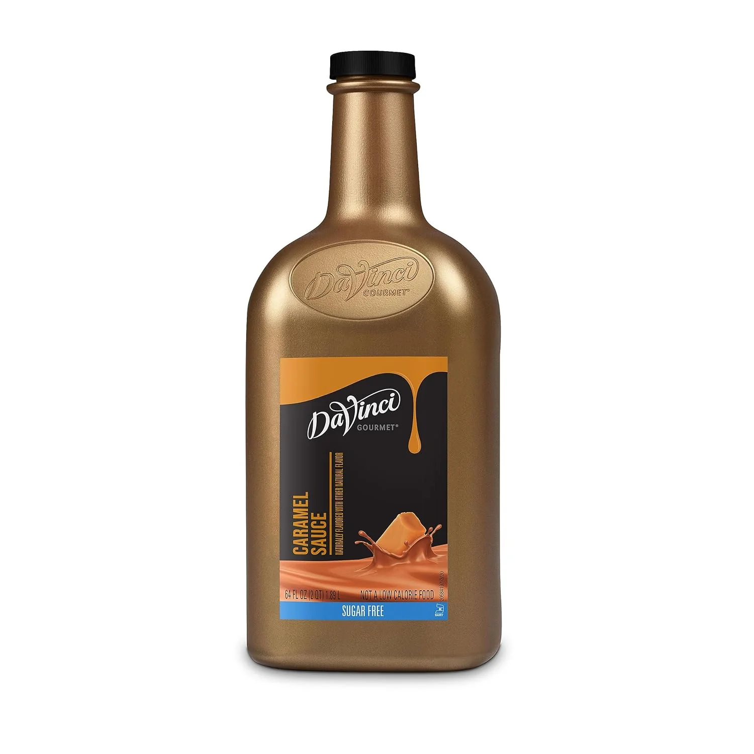 Certified DaVinci Gourmet Sugar Caramel Sauce 64 Fluid Ounces Enhanced