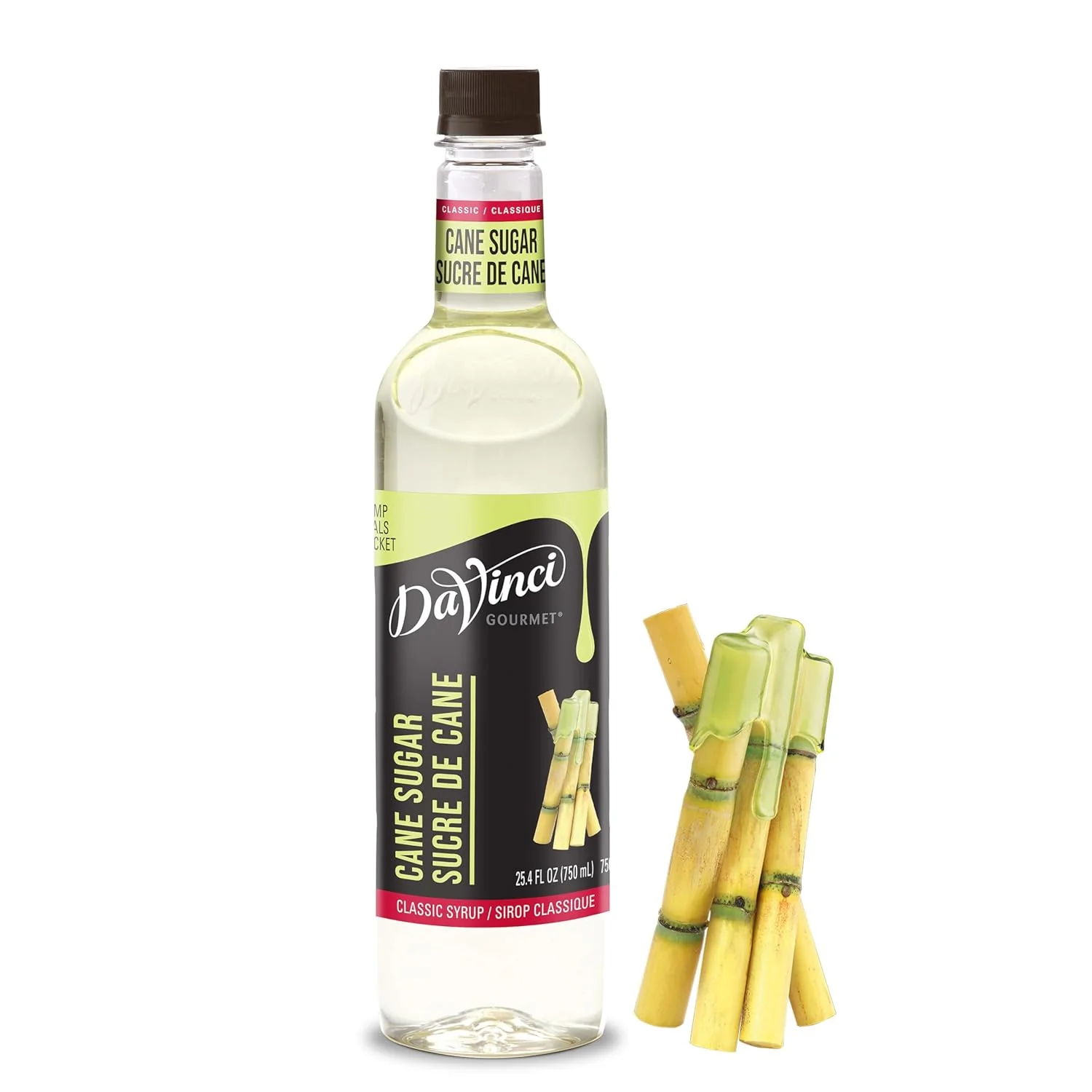 Smooth DaVinci Gourmet Classic Cane Sugar Syrup 25.4 Fluid Ounces Casual