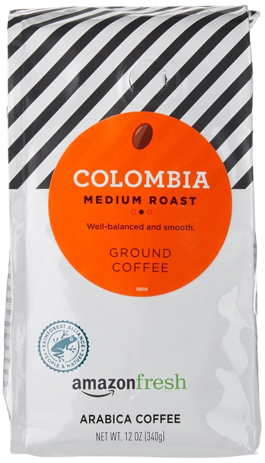 Pure Fresh Colombia Ground Coffee Medium Roast 12 Ounce Pack of 3 Safe