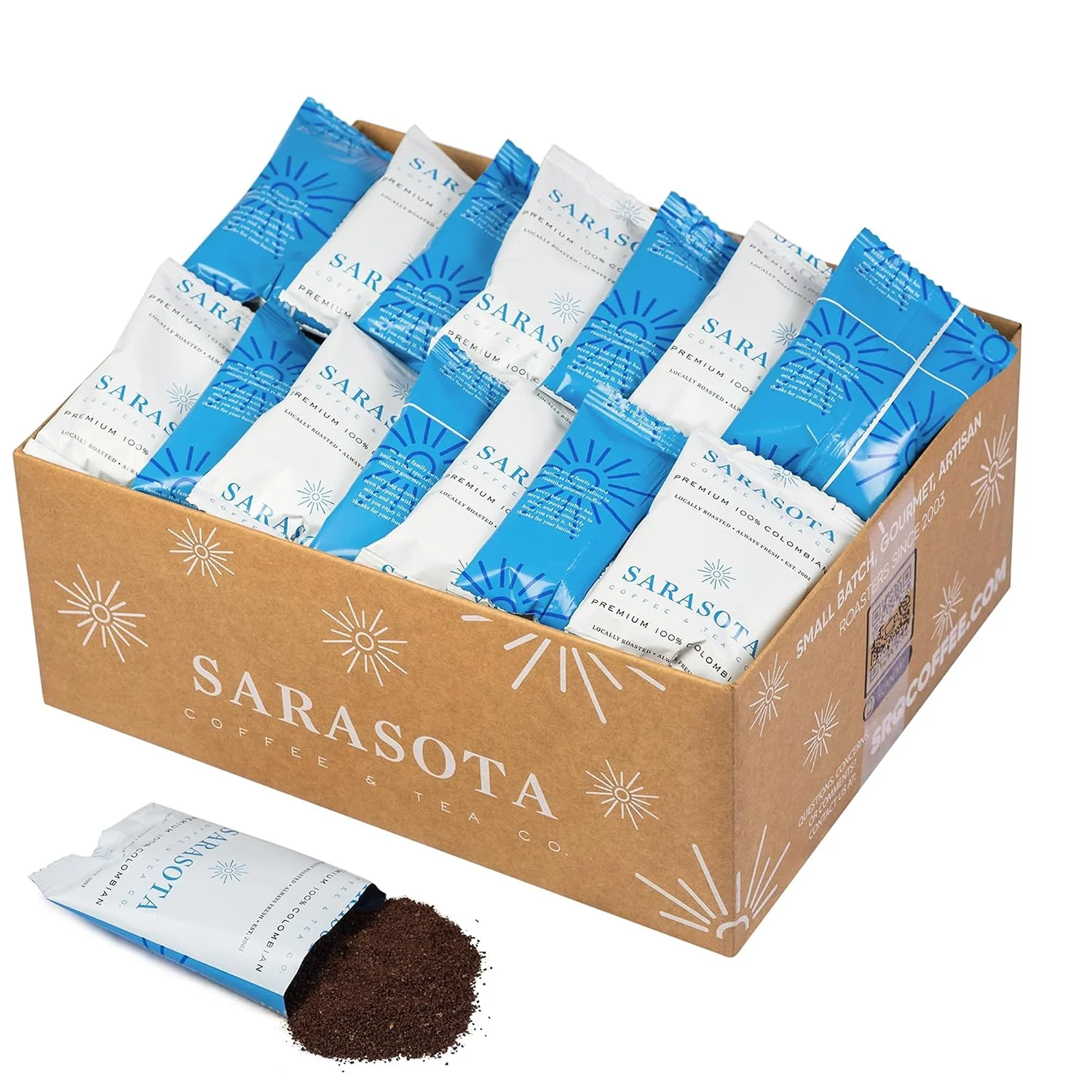 Pure Colombian Medium Roast Coffee Packets Sophisticated