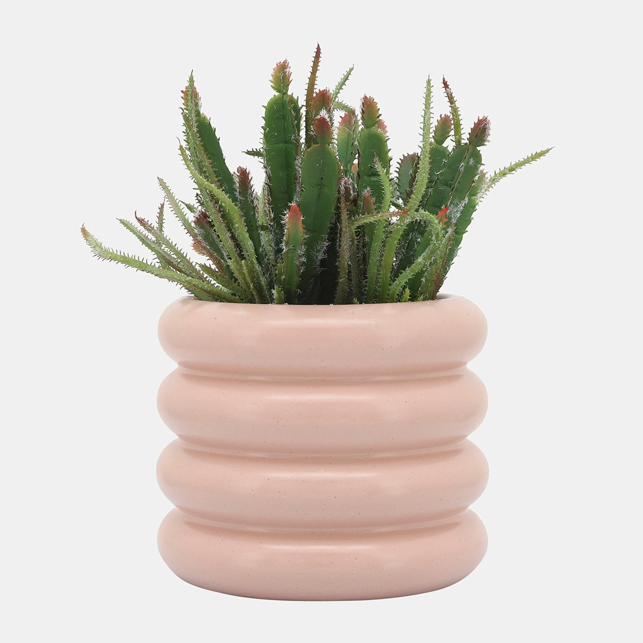 Top-Quality 8 Bibendum Planter – Dusty Rose Solid