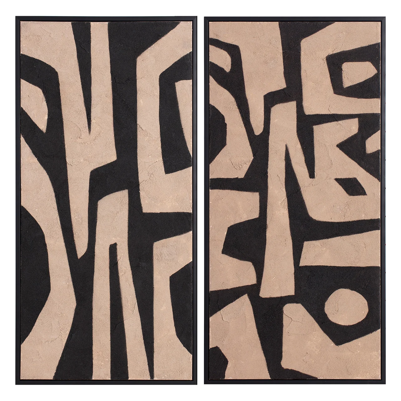 Consistent TRIBECA HANDPAINTED ART 24X50 Set of 2 Enhanced