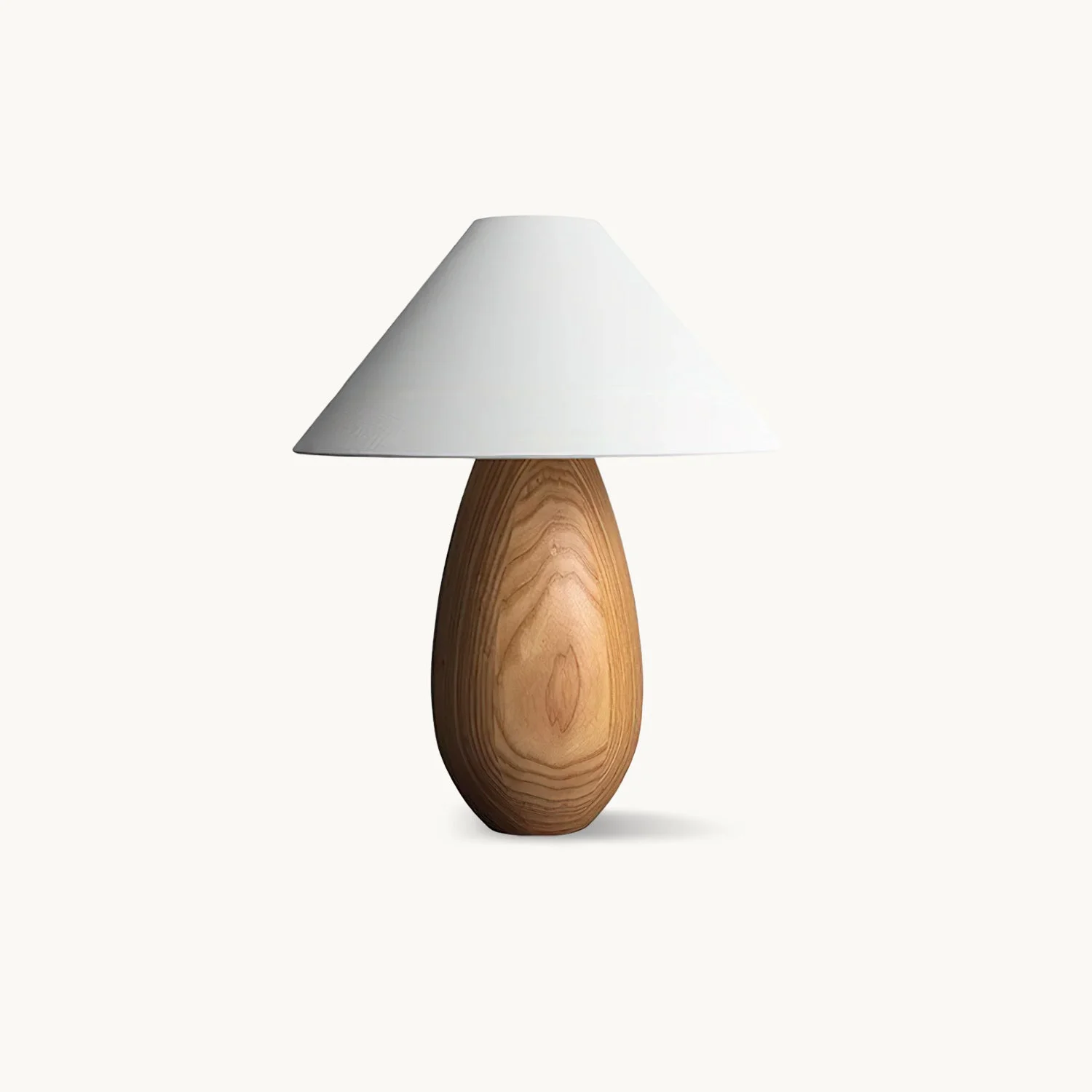 Crafted Mountain Wood Table Lamp Lightweight