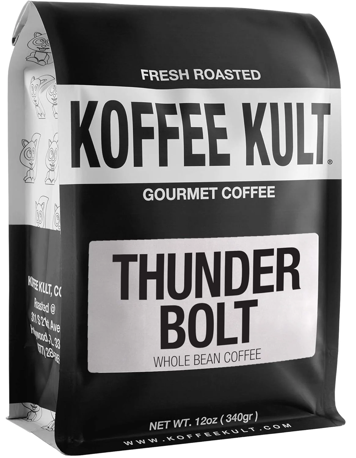 Flexible Koffee Kult Thunder Bolt Dark Roast Coffee Beans Refined