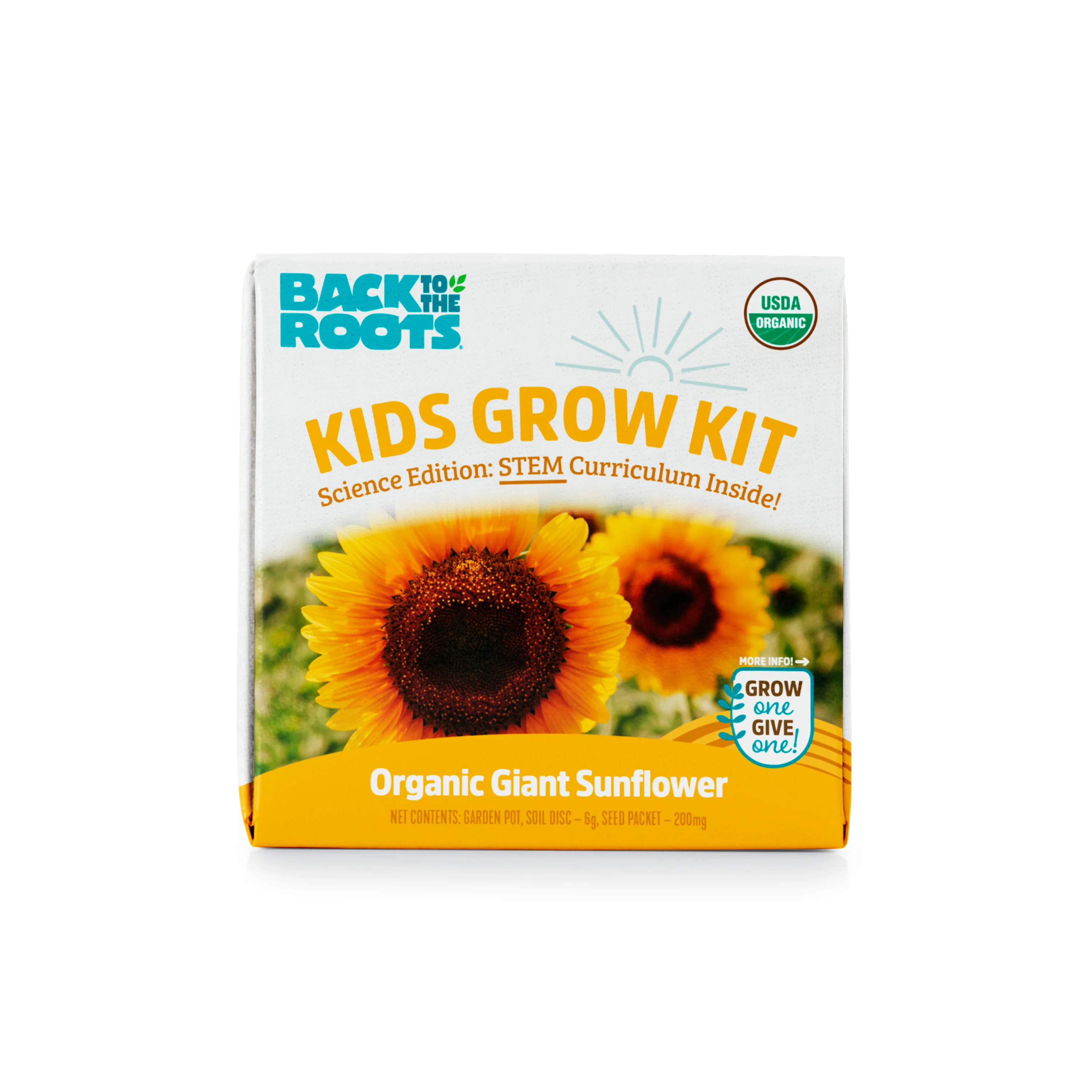 Casual Back to the Roots Kids Sunflower Grow Kit Classic