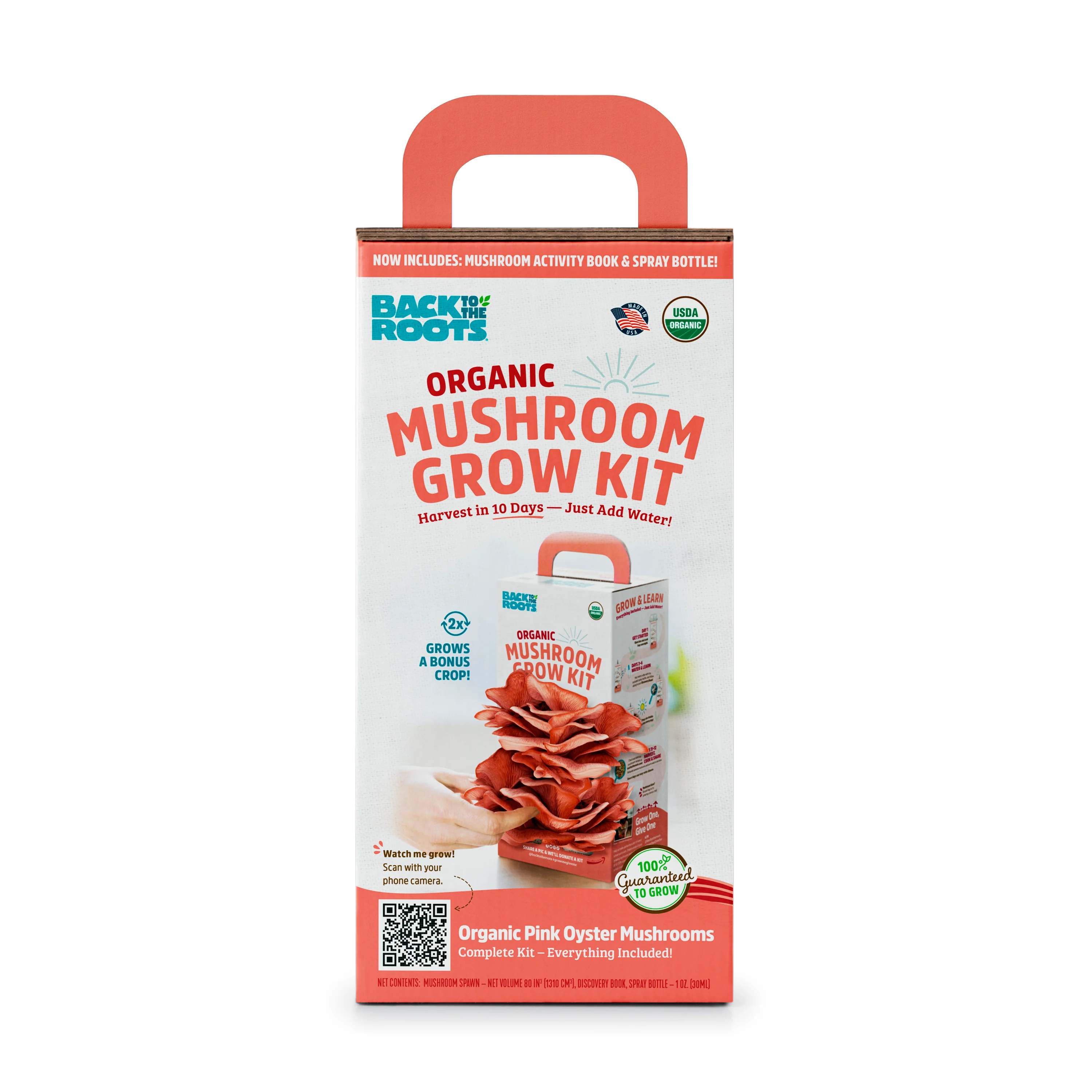 Traditional Back to the Roots Organic Mushroom Grow Kit – Pink Oyster Comfortable