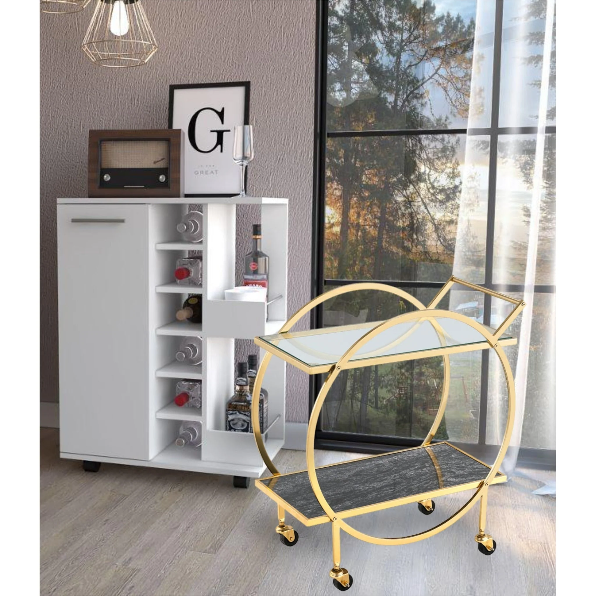 Specialty CIARA BAR CART Carefully Designed