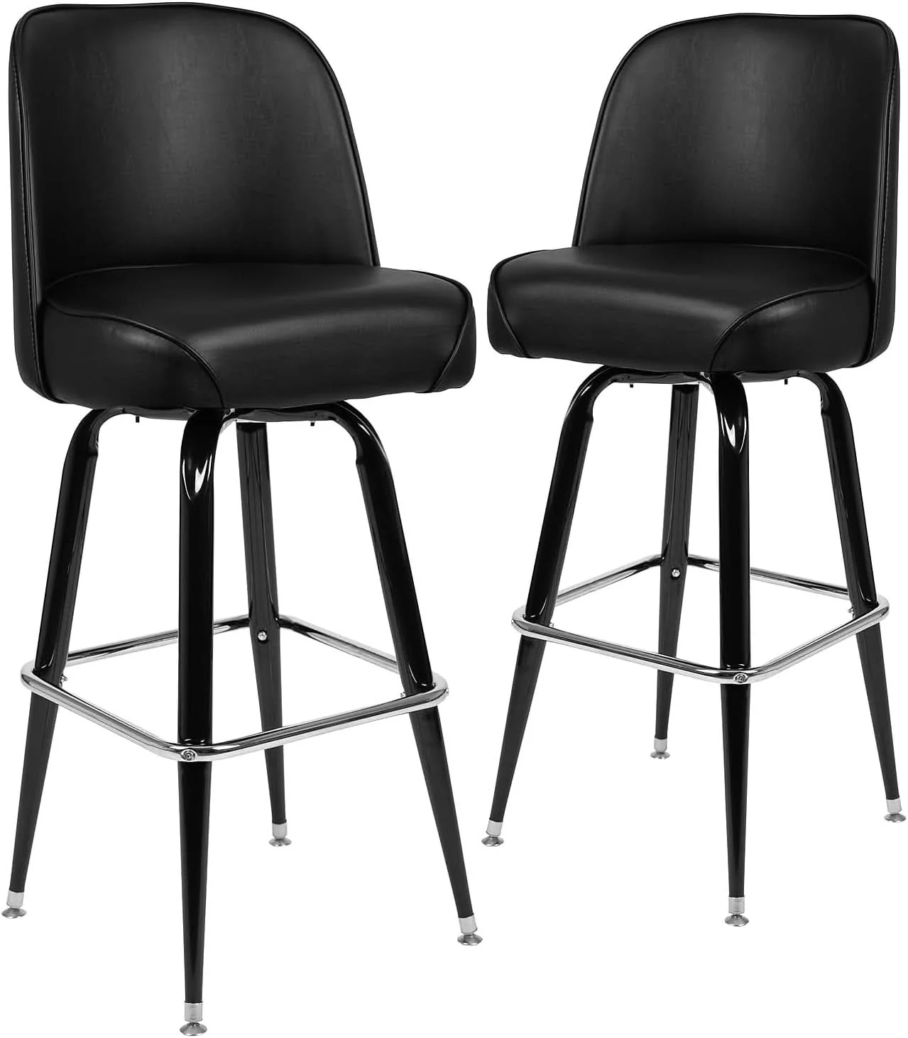 Luxury Swivel Bucket Seat Metal Barstools for Stylish Dining Comfortable