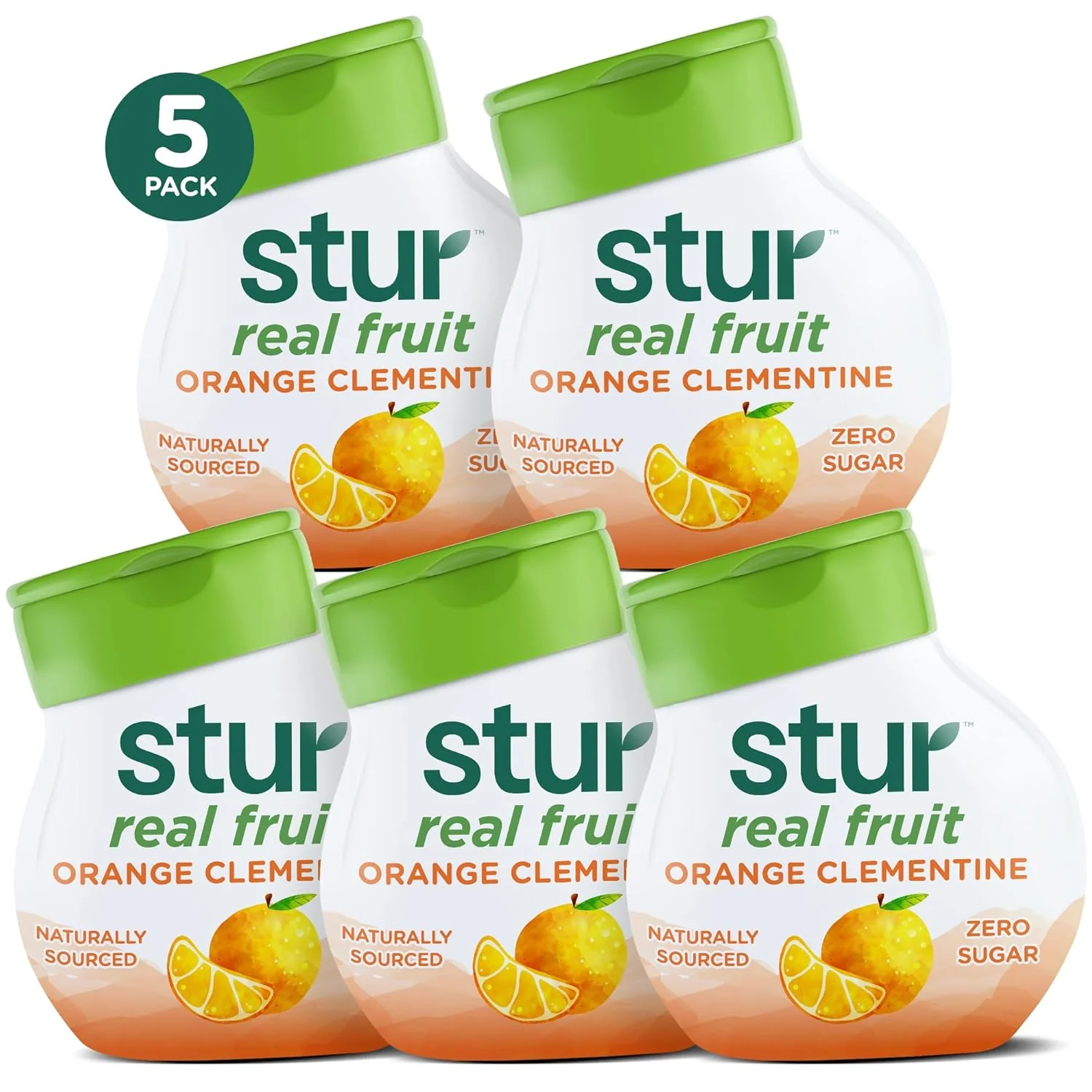 Breathable Stur Liquid Water Enhancer Orange Clementine Sweetened with Stevia High in Vitamin C Antioxidants Sugar Zero Calories Keto Vegan Genuine