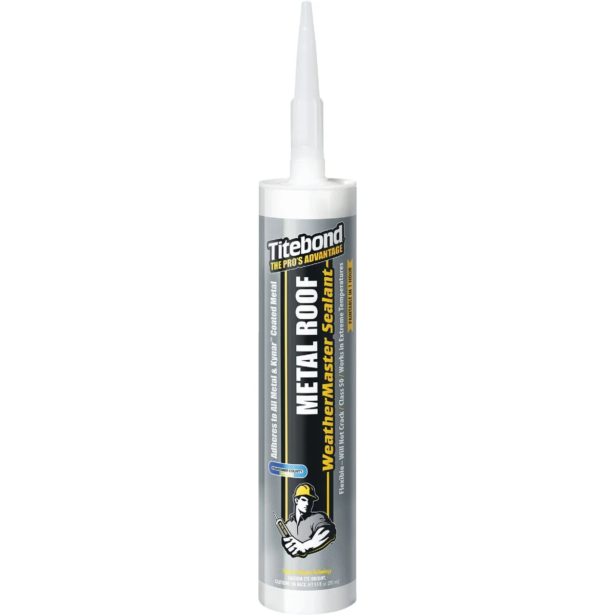 Consistent TiteBond Weathermaster 10 Oz. Gray Metal Roof Sealant Sophisticated