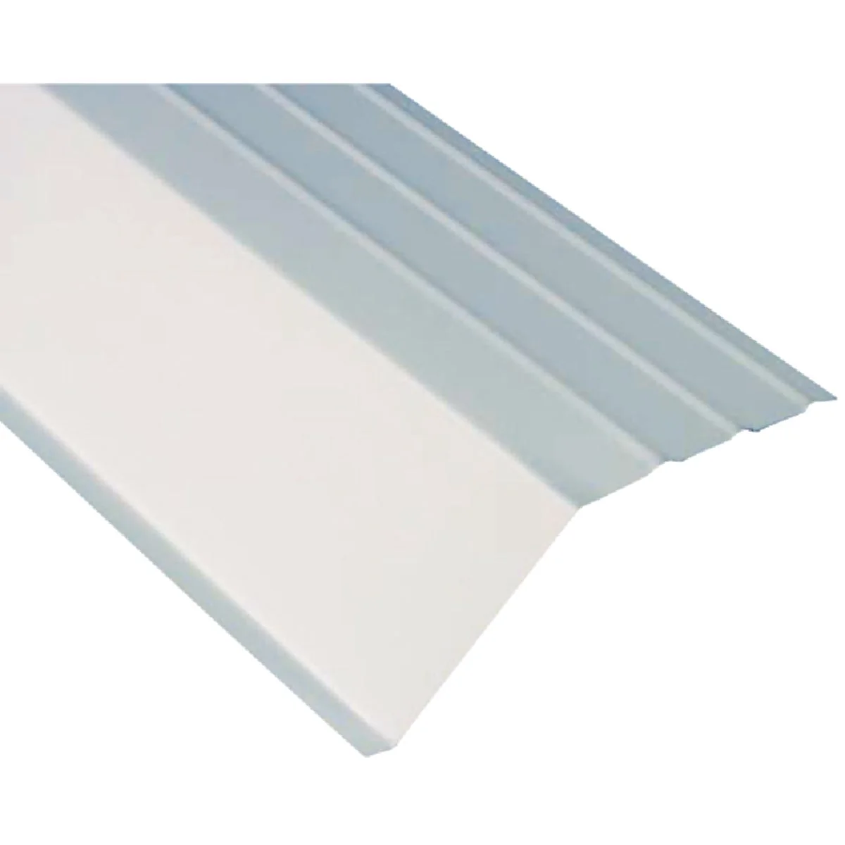 Consistent Amerimax 5 In. Galvanized Steel Roof Apron Flashing White Natural