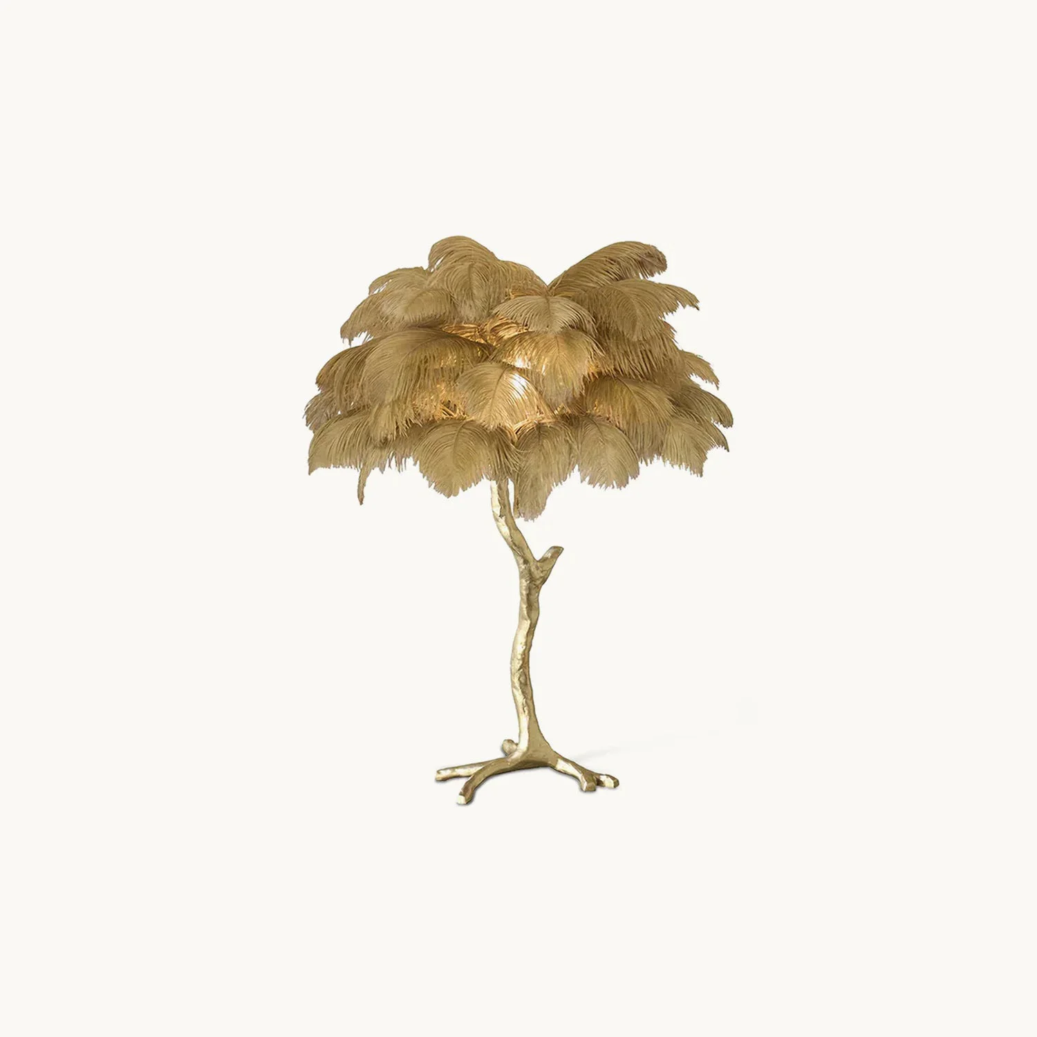 Elite Ostrich Feather Table Lamp Official