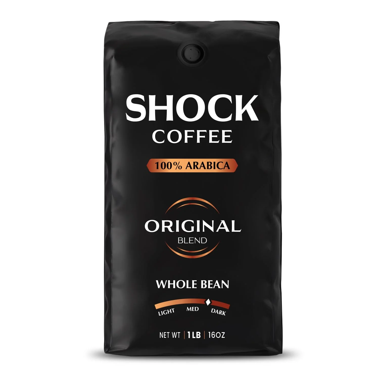 Easy-to-Use Shock Coffee Whole Bean – Strongest High Caffeine Blend Minimalist