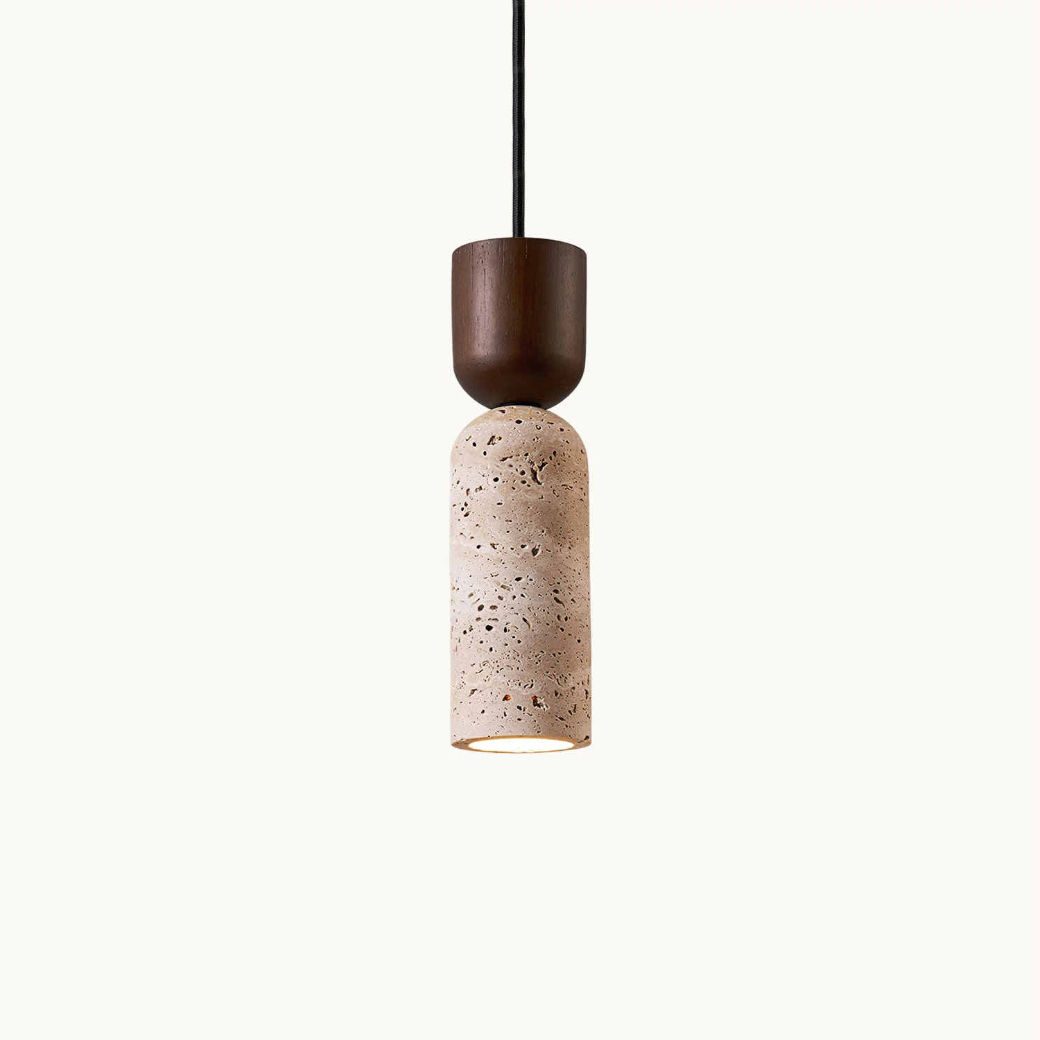 Genuine Galatea Travertine Pendant Lamp Luxury