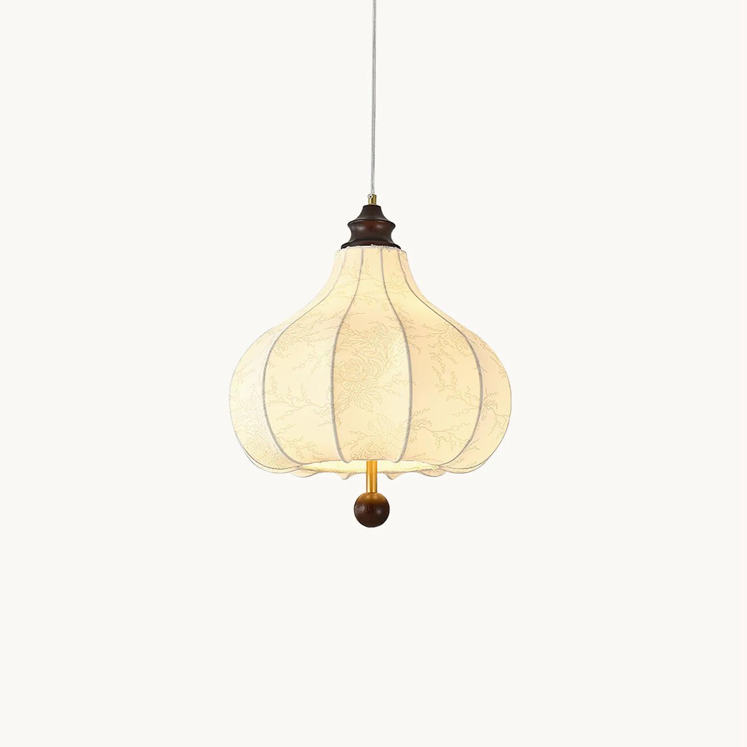 Selected Chestnuts Fabric Pendant Light Consistent