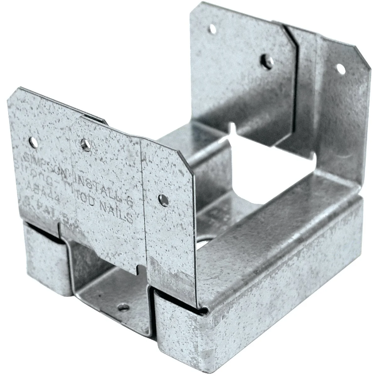 Specialty Simpson Strong-Tie 4 In. x 4 In. 16 ga Z-Max ABA Post Base Optimized