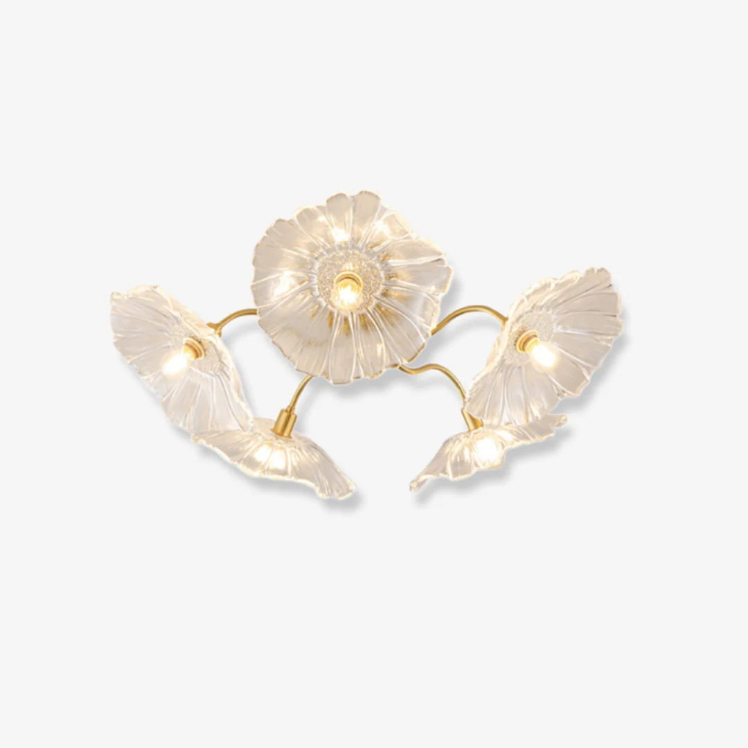 Original Lotus Glass Ceiling Light Official