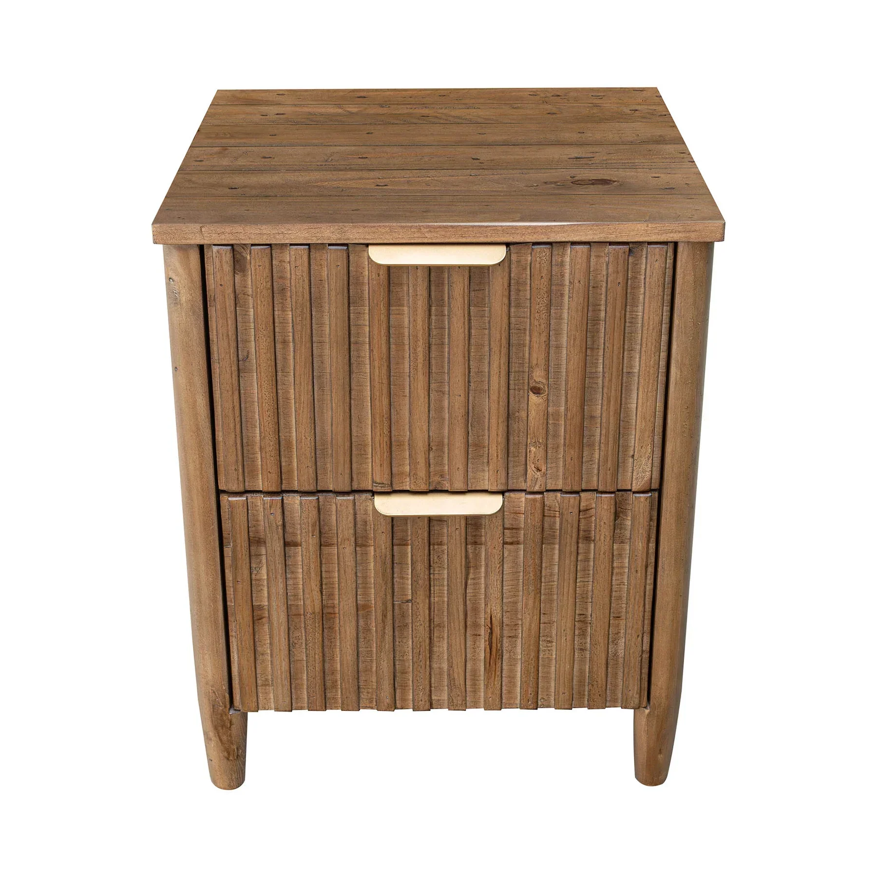 Fine Britanica 2 Drawer Nightstand Professional