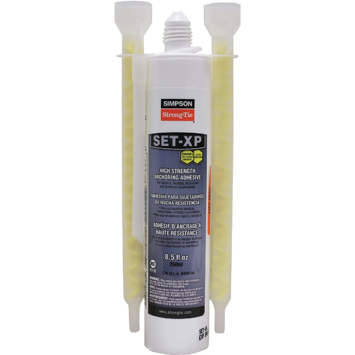 Natural SET-PAC-EZ Epoxy-Tie Anchoring Adhesive Convenient