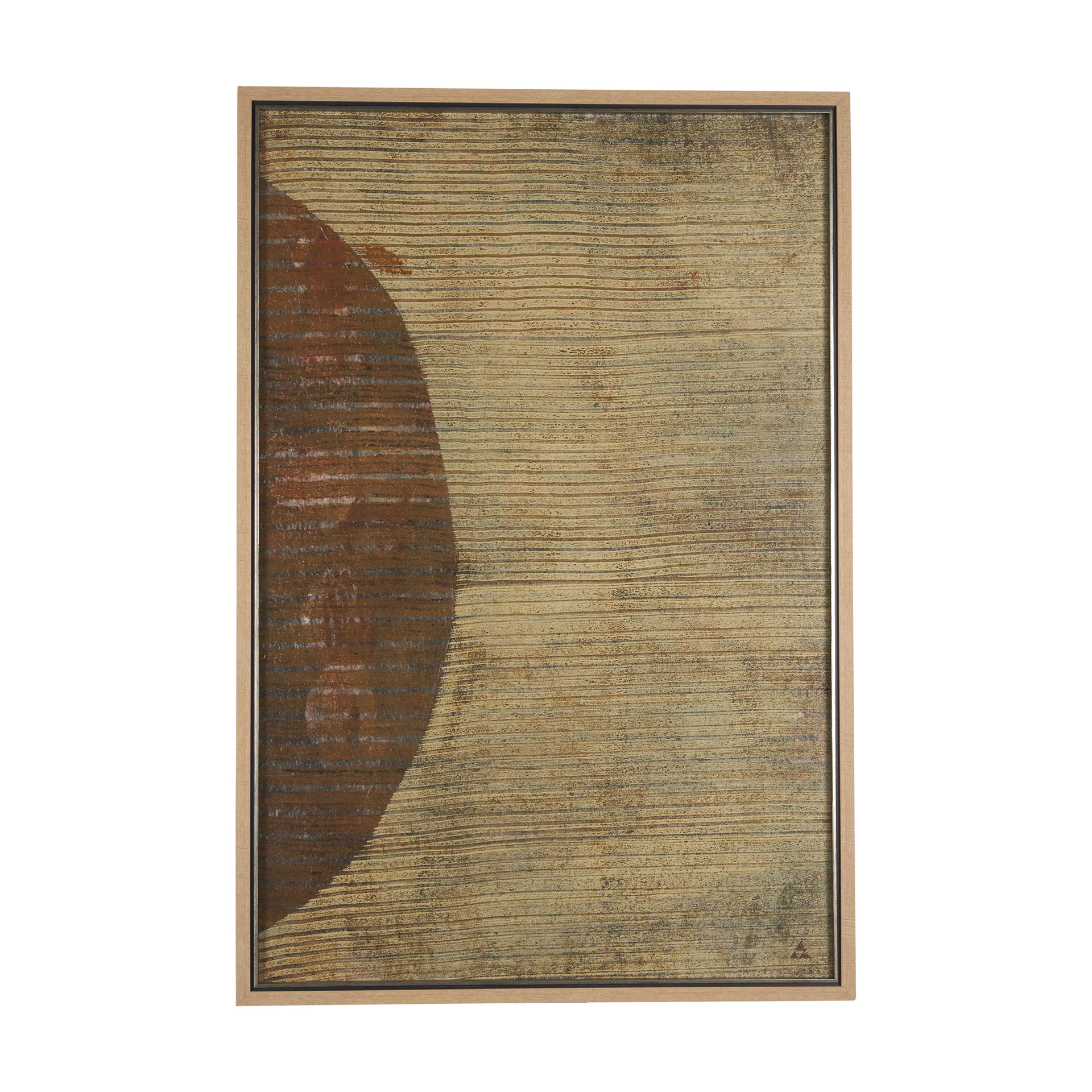 Casual Solar Wind I – Hand Embelished Textured Art Print Painting Premium Material
