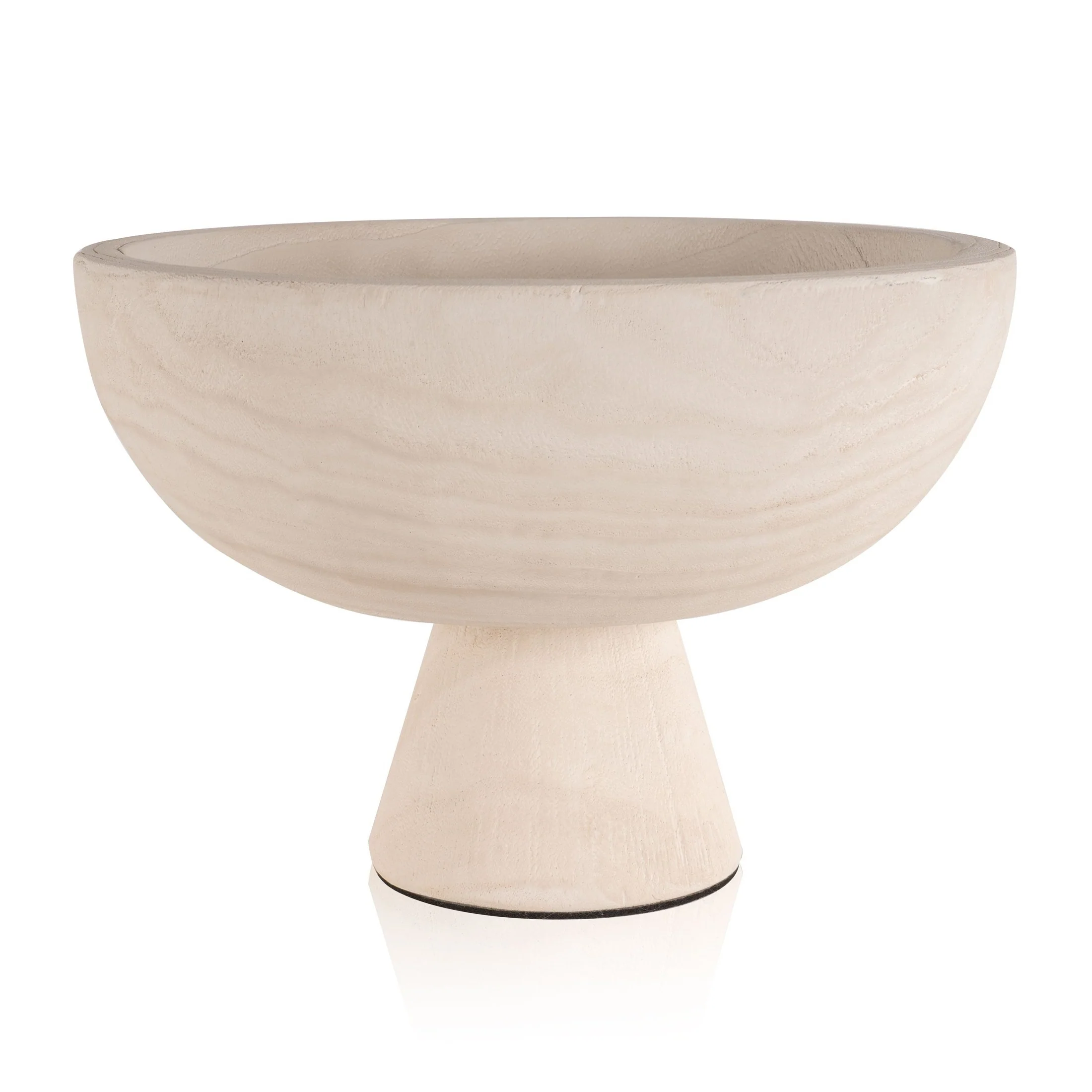 Authentic Brixton Decorative Wood Pedestal Bowl 04-01126 Official