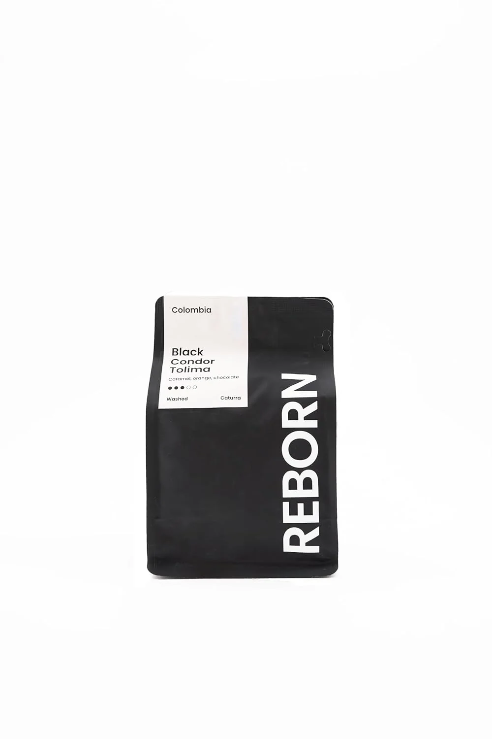 Exceptional Reborn Coffee Specialty Whole Bean Coffee Medium Roast 12 Ounce Colombia Black Condor Tolima Flavor Notes of Chocolate Nut and Citrus Enhanced