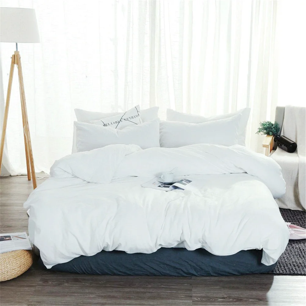 Exceptional White Washed Cotton Bedding Set Trusted