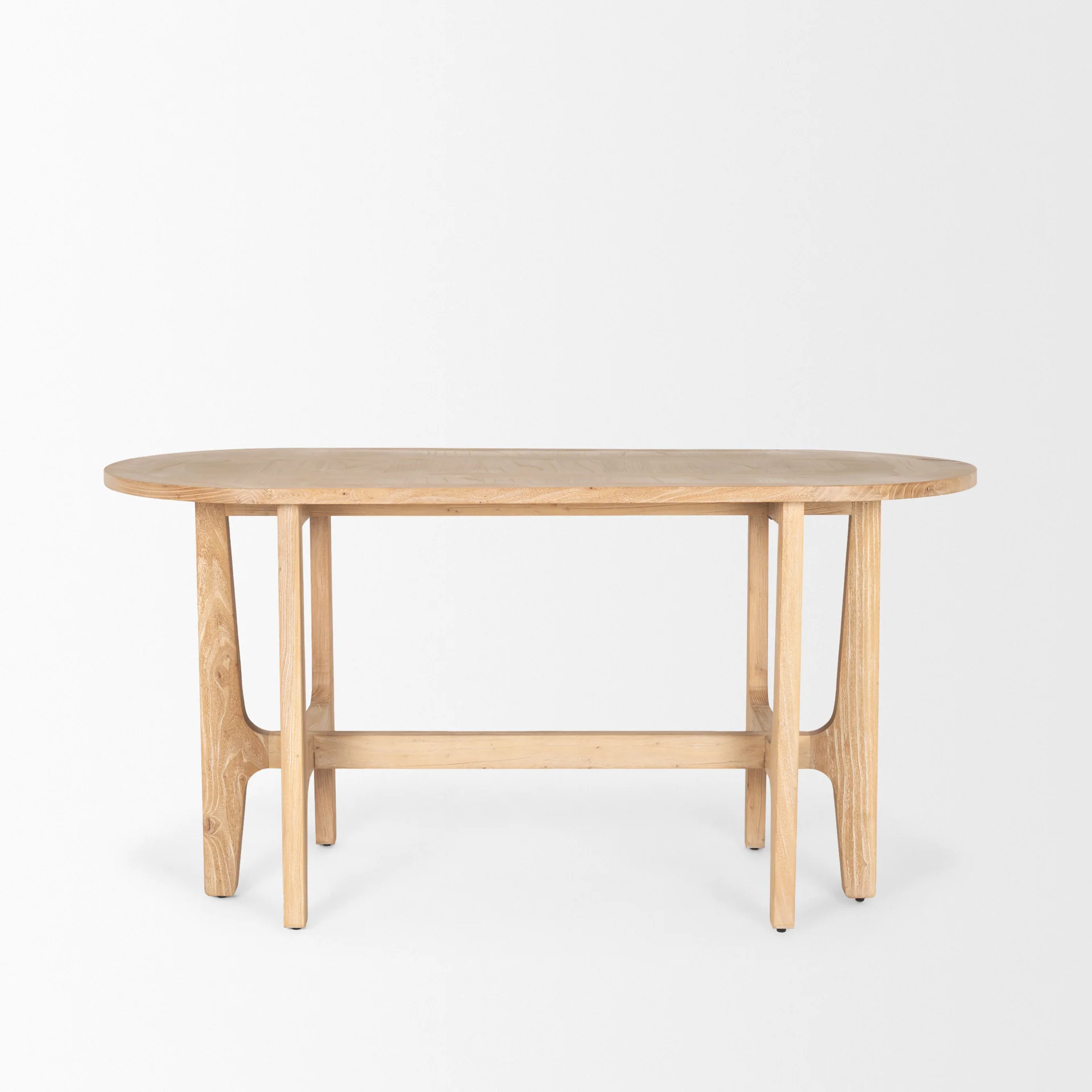Healthy Taylin Light Brown Solid Wood Desk Eco-Friendly
