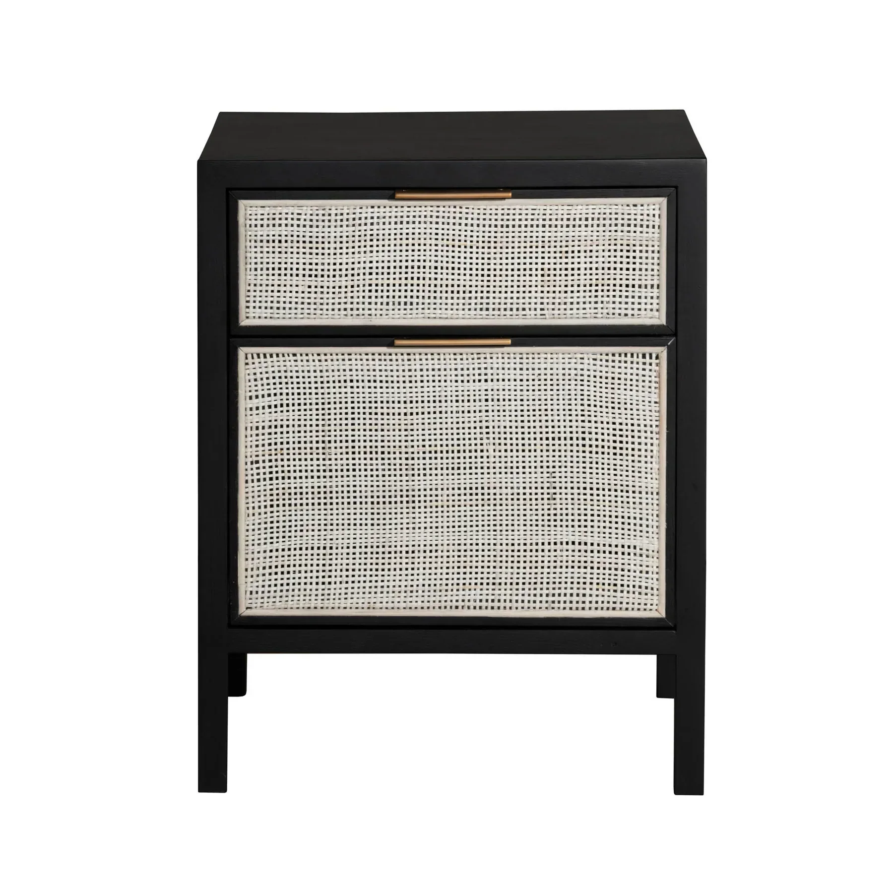 Professional Rattan Filing Cabinet – Ebony Premium