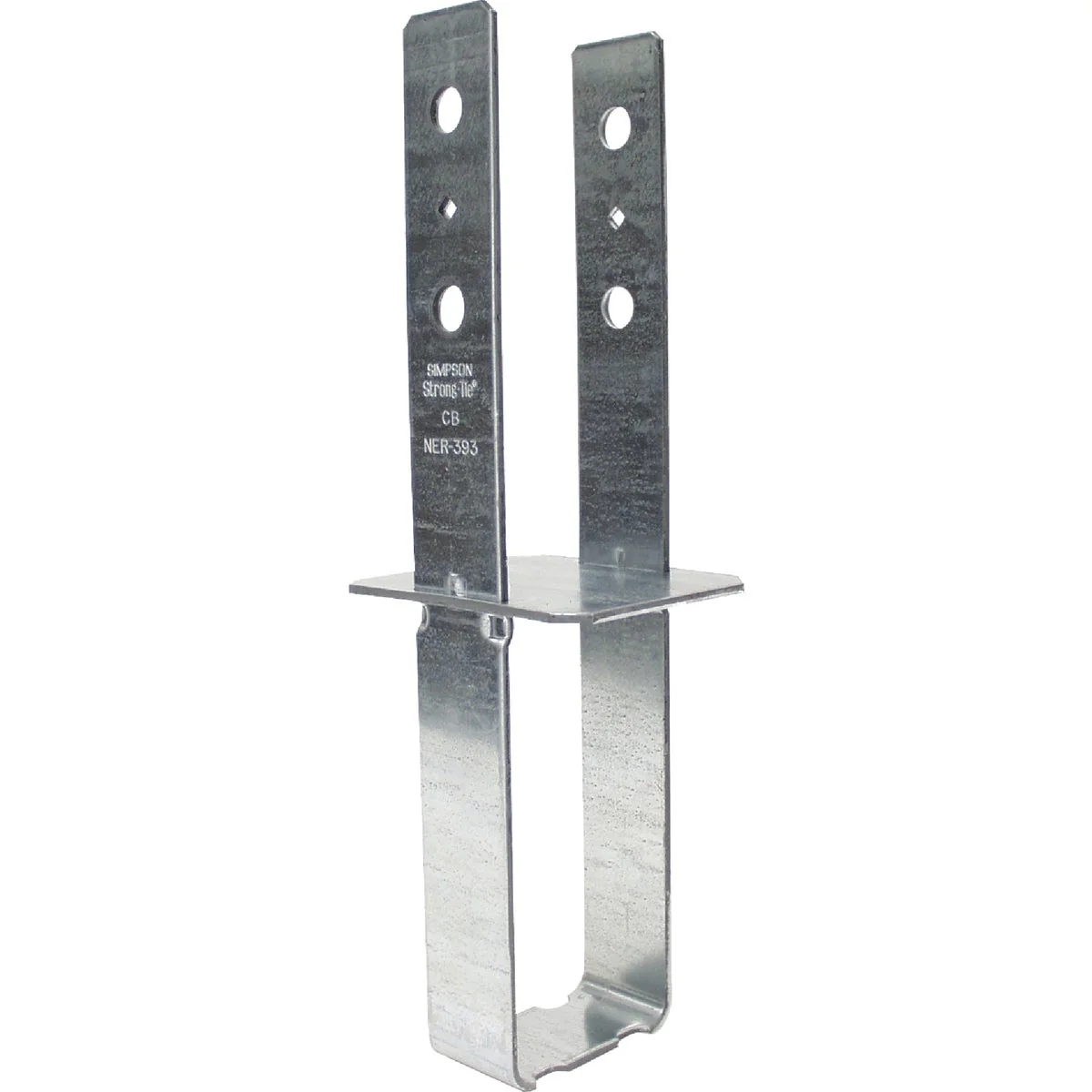Secure Simpson Strong-Tie 4 In. x 6 In. 7 ga Galvanized Column Base Authentic