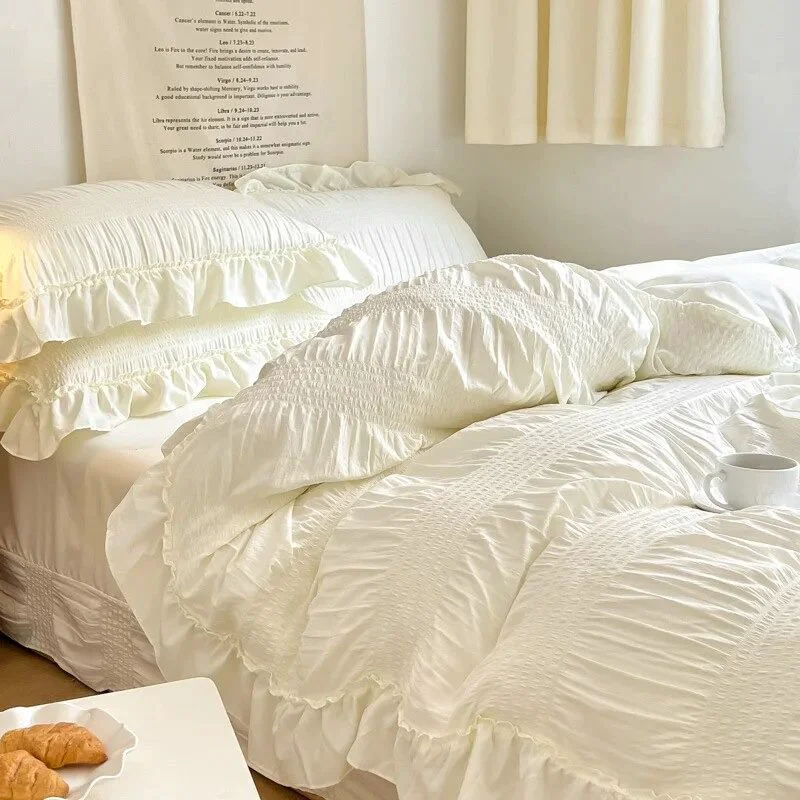 Classic Chic Girl Ruffle Bedding Set Secure