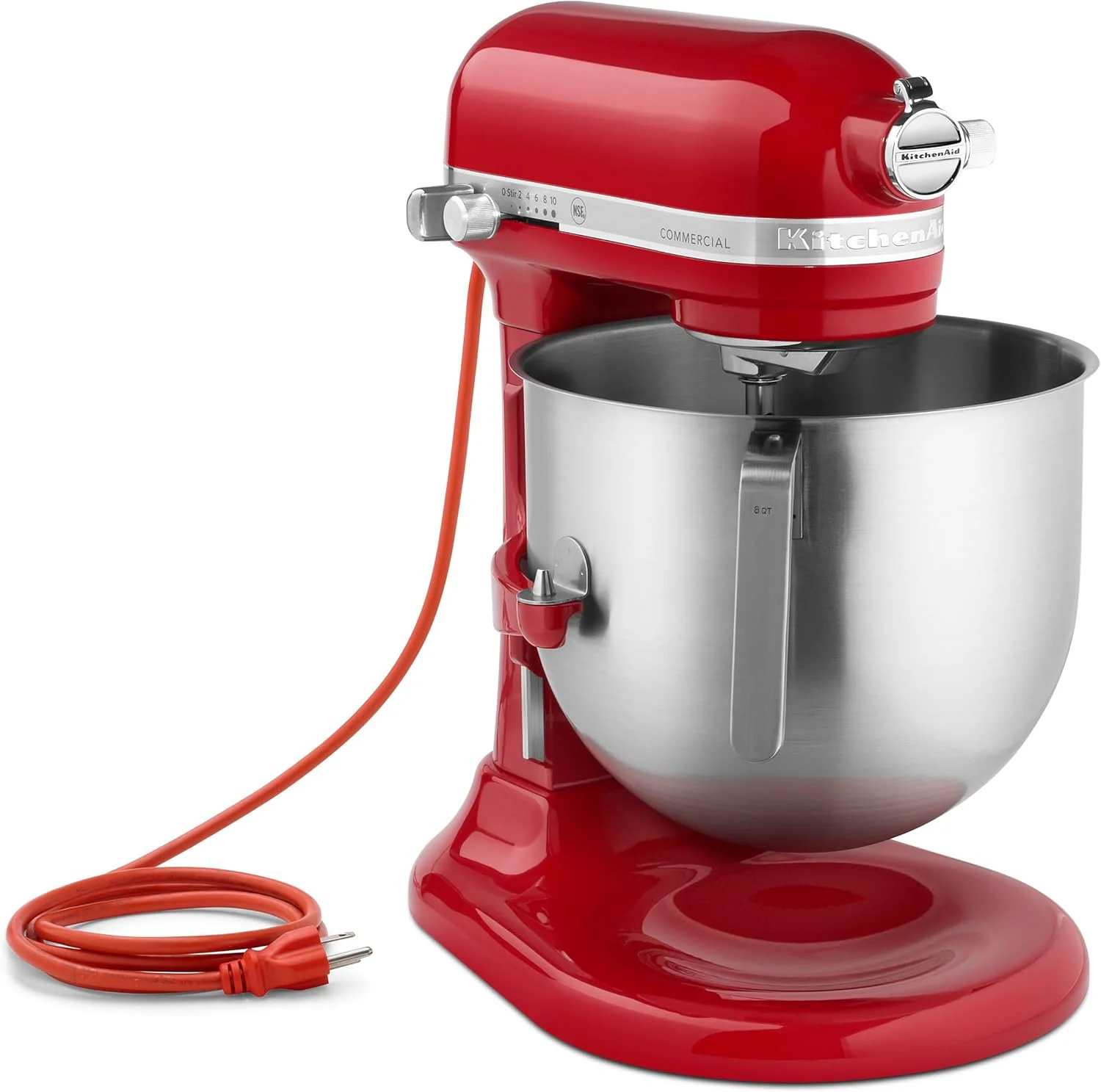 Specialty KitchenAid KSM8990ER 8-Quart Commercial Countertop Mixer 10-Speed Gear-Driven Empire Red Original