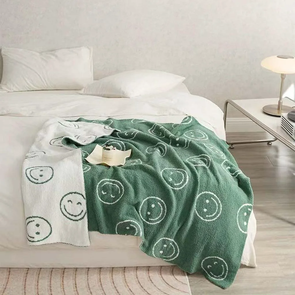 Secure Smiley Face Blanket – Green Safe