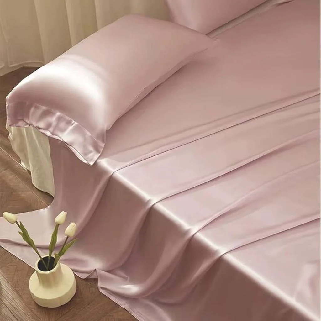 Convenient 25 Momme Silk Sheet – Pink Durable