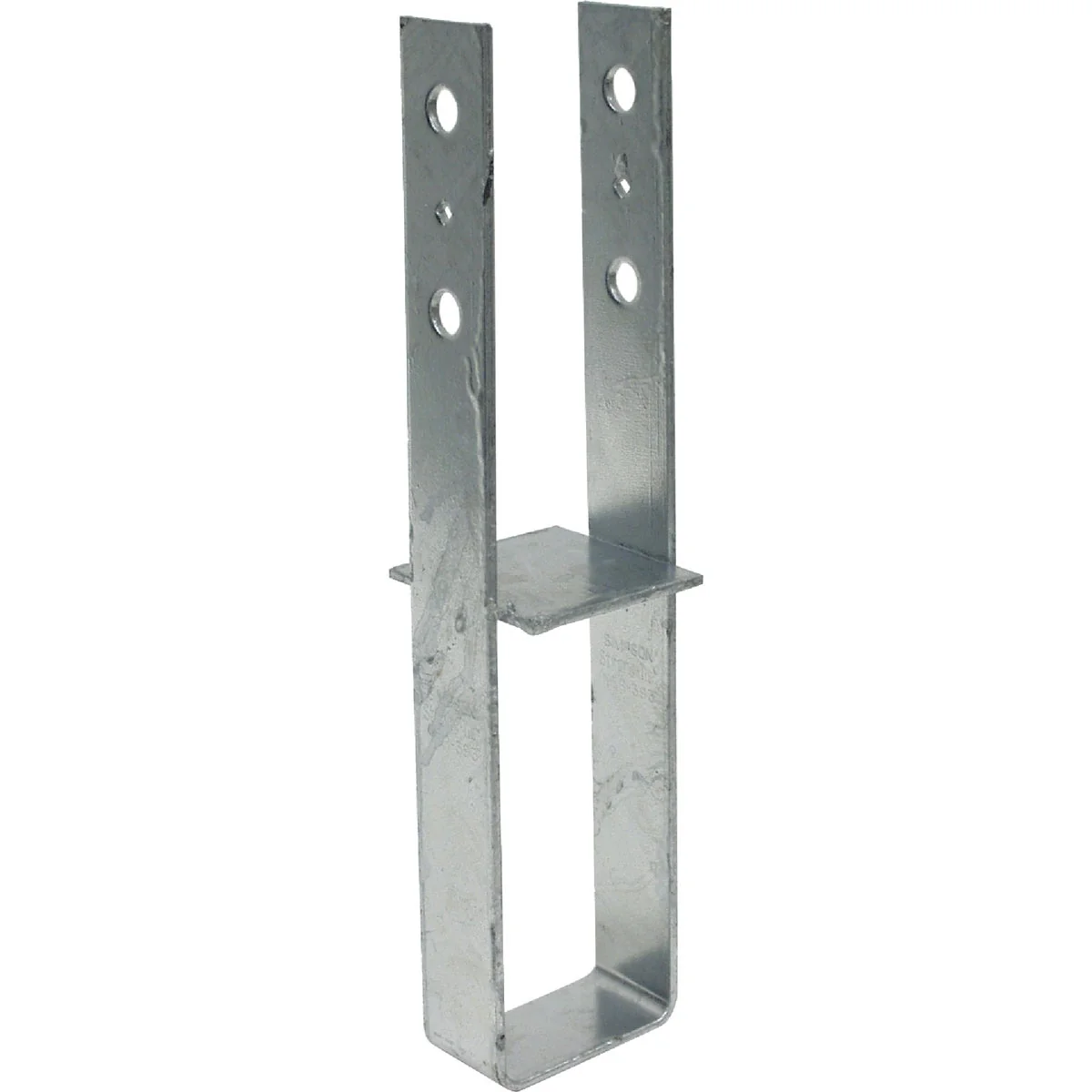Sophisticated Simpson Strong-Tie 4 In. x 4 In. 7 ga Hot Dipped Galvanized Column Base Artisan