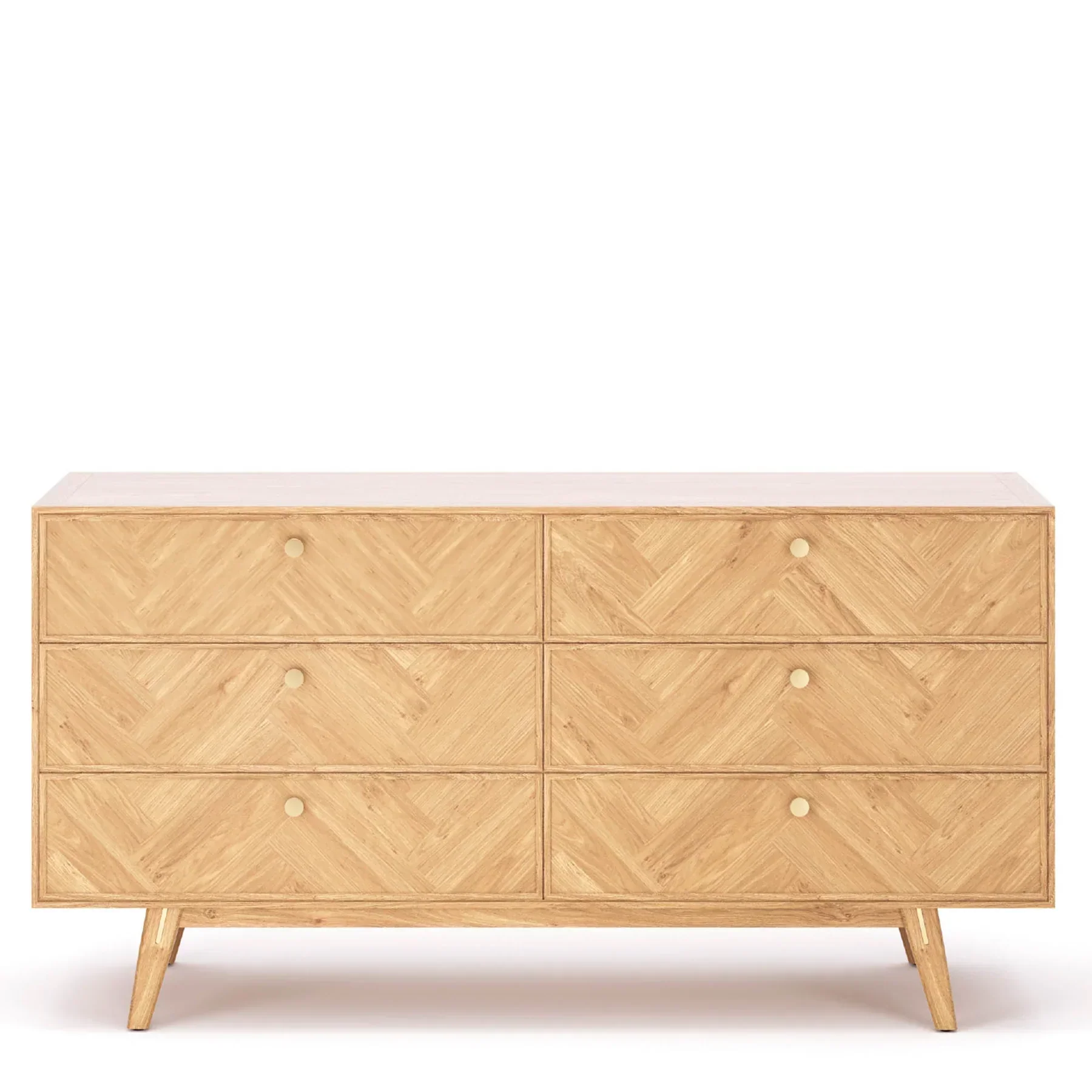 Green Colton 6 Drawer Dresser Organic