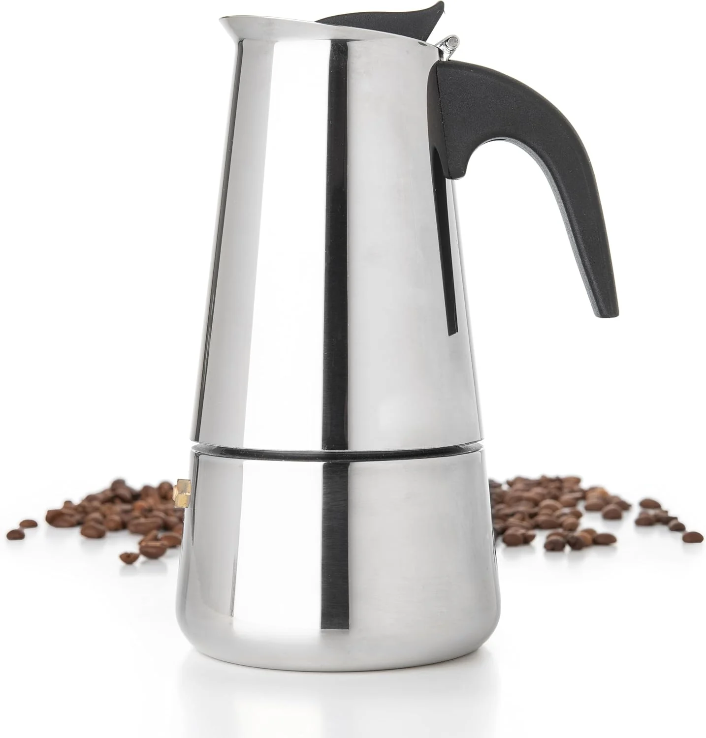 Stylish Mixpresso 9 Cup Greca Stovetop Espresso Pot 450ml 15oz Moka Pot with Coffee Percolator Design Casual