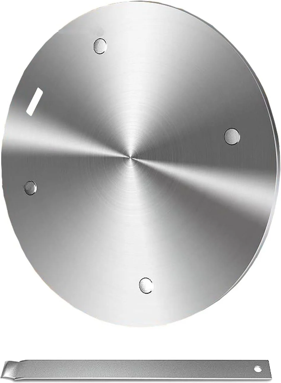 Contemporary 11inch Heat Diffuser Plate Grouarty Stainless Steel Cooking Induction Adapter Simmer Plate for Electric Gas Glass Cooktop Hob Ring Durable