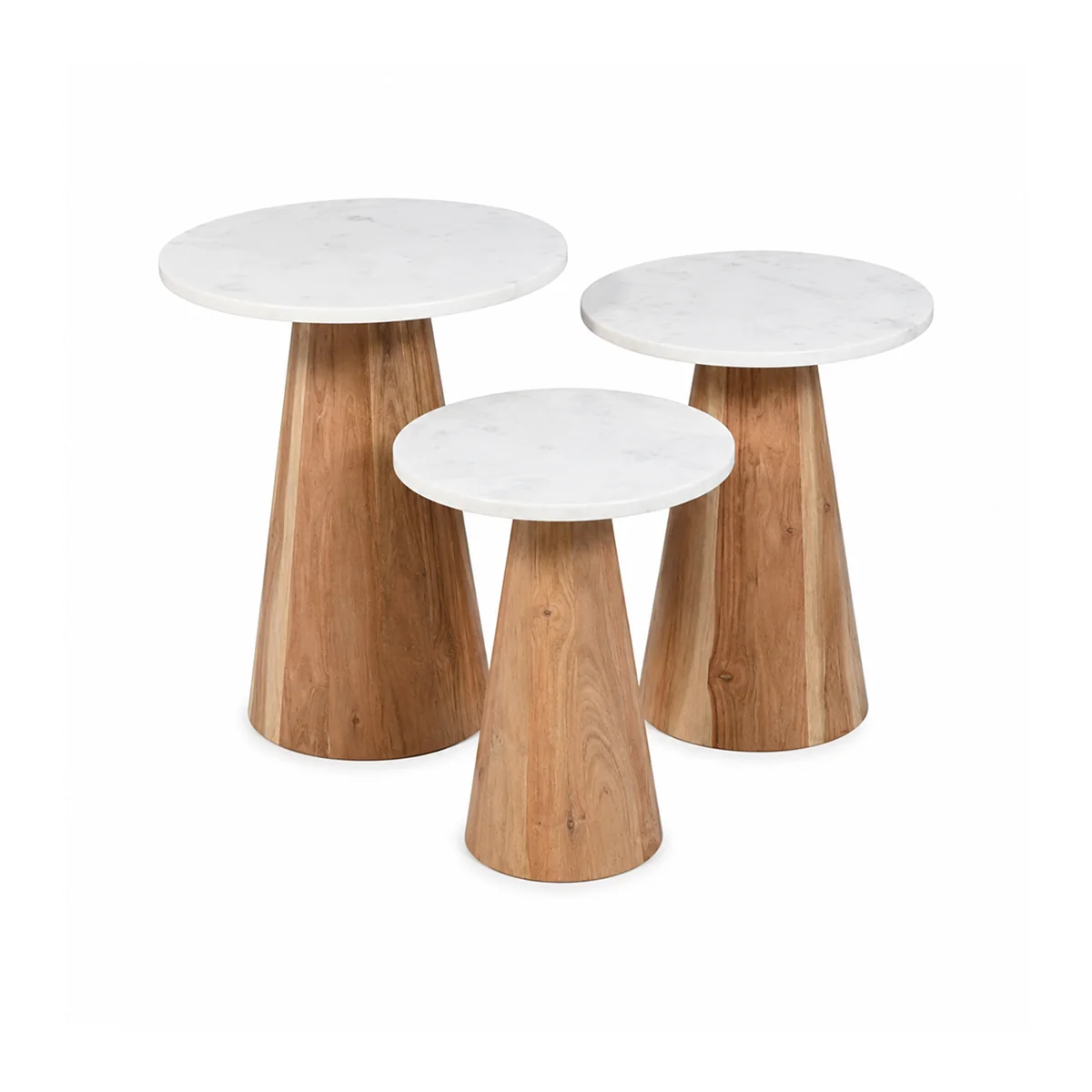 Contemporary Nolan Table Set 3pc – Natural Trusted