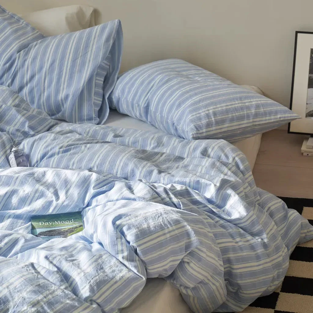 Trusted Summer Stripes Bedding Set Recyclable