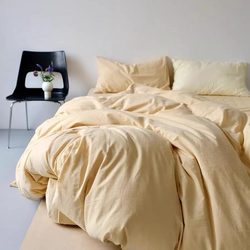 Versatile Pastel Color Bedding Set – Cream World-Class